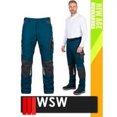   WSW NEW AGE MIDNIGHTORANGE technikai kevertszálas derekas prémium munkanadrág - munkaruha