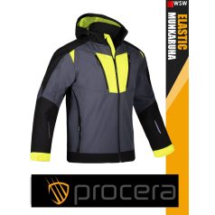   Procera ELASTIC GREY NAVIGATOR stretch slimfit softshell kabát - munkaruha
