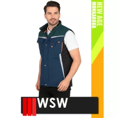  WSW NEW AGE MIDNIGHTORANGE technikai vízálló prémium munkamellény - munkaruha
