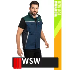   WSW NEW AGE MIDNIGHTBLUE technikai vízálló prémium munkamellény - munkaruha