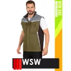 WSW NEW AGE OLIVE technikai vízálló prémium munkamellény - munkaruha