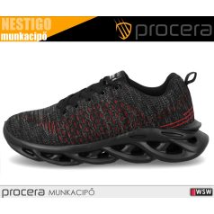   Procera NESTIGO BLACKRED SPORT technikai munkacipő - munkabakancs