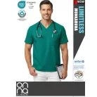Onna Medical LIMITLESS GREEN prémium stretch egészségügyi férfi tunika - munkaruha