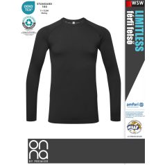   Onna Medical LIMITLESS BLACK prémium stretch egészségügyi férfi felső - munkaruha