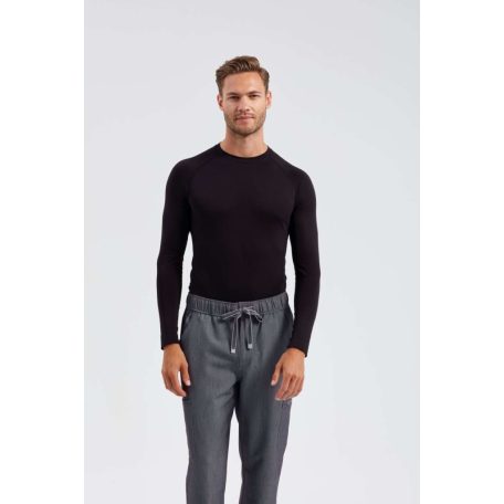 Onna Medical LIMITLESS BLACK prémium stretch egészségügyi férfi felső - munkaruha