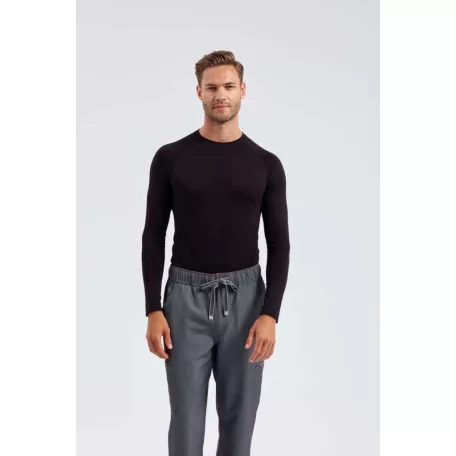Onna Medical LIMITLESS BLACK prémium stretch egészségügyi férfi felső - munkaruha
