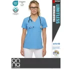 Onna Medical LIMITLESS BLUE prémium stretch egészségügyi női tunika - munkaruha