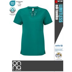   Onna Medical LIMITLESS GREEN prémium stretch egészségügyi női tunika - munkaruha