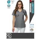 Onna Medical LIMITLESS GREY prémium stretch egészségügyi női tunika - munkaruha