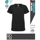 Onna Medical LIMITLESS BLACK prémium stretch egészségügyi zsebes női tunika - munkaruha