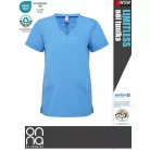 Onna Medical LIMITLESS BLUE prémium stretch egészségügyi zsebes női tunika - munkaruha