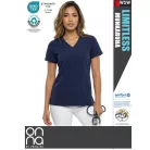 Onna Medical LIMITLESS NAVY prémium stretch egészségügyi zsebes női tunika - munkaruha