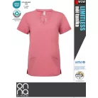 Onna Medical LIMITLESS PINK prémium stretch egészségügyi zsebes női tunika - munkaruha