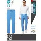 Onna Medical LIMITLESS BLUE prémium stretch egészségügyi férfi nadrág - munkaruha