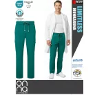 Onna Medical LIMITLESS GREEN prémium stretch egészségügyi férfi nadrág - munkaruha