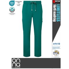   Onna Medical LIMITLESS GREEN prémium stretch egészségügyi férfi nadrág - munkaruha