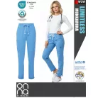Onna Medical LIMITLESS BLUE prémium stretch egészségügyi női nadrág - munkaruha