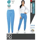 Onna Medical LIMITLESS BLUE prémium stretch egészségügyi női jogger nadrág - munkaruha