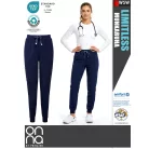 Onna Medical LIMITLESS NAVY prémium stretch egészségügyi női jogger nadrág - munkaruha