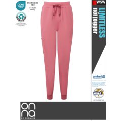   Onna Medical LIMITLESS PINK prémium stretch egészségügyi női jogger nadrág - munkaruha