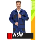 WSW OGRIFOX NAVY technikai kevertszálas férfi munkakabát - munkaruha