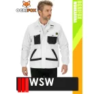 WSW OGRIFOX WHITE technikai kevertszálas férfi munkakabát - munkaruha