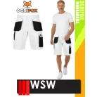 WSW OGRIFOX WHITE technikai kevertszálas férfi rövidnadrág - munkaruha