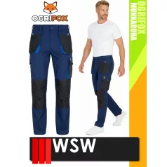   WSW OGRIFOX NAVY technikai kevertszálas férfi derekas nadrág - munkaruha