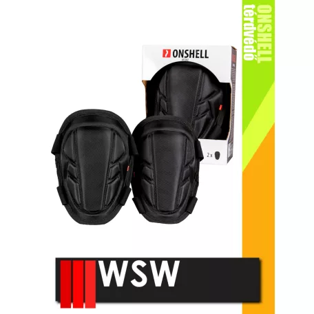 WSW ONSHELL BLACK technikai szövet térdvédő - munkaeszköz