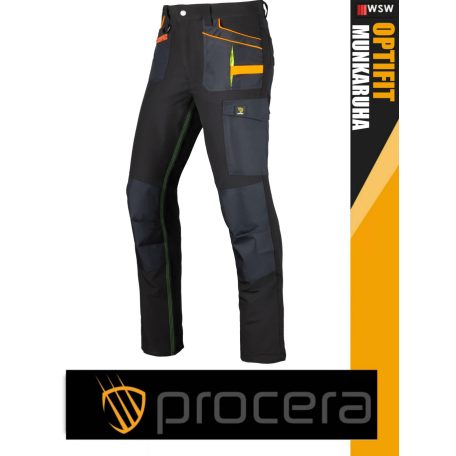 Procera ELASTIC BLACKHV OPTIFIT stretch slimfit deréknadrág - munkaruha
