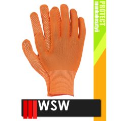   WSW DOTUA ORANGE csúszásbiztos mártott munkakesztyű - 12 pár/csomag