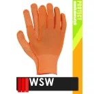 WSW DOTUA ORANGE csúszásbiztos mártott munkakesztyű - 12 pár/csomag