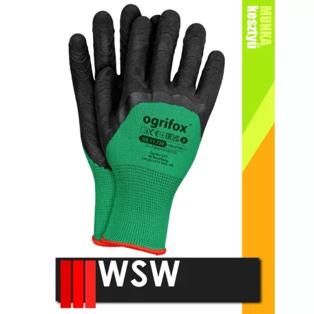 WSW OX HALFOAM mártott latex munkakesztyű - 240 pár/csomag