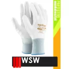 WSW POLIUR WHITE mártott munkakesztyű - 12 pár/csomag