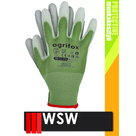 WSW RECOVERY újrahasznosított mártott munkakesztyű - 12 pár/csomag