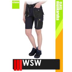   WSW CANDADO BLACK technikai kevertszálas női rövid nadrág - munkaruha