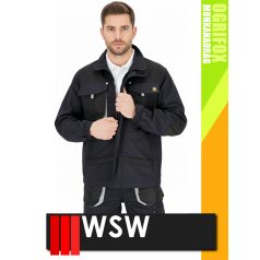   WSW CANDADO BLACK technikai kevertszálas férfi munkakabát - munkaruha