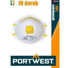   Portwest FFP1 prémium légzésvédő maszk 10 db/doboz - egyéni védőeszköz
