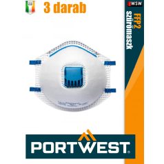   Portwest FFP2 prémium légzésvédő maszk 3 db/doboz - egyéni védőeszköz
