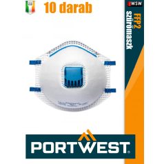   Portwest FFP2 prémium aktívszenes légzésvédő maszk 10 db/doboz - egyéni védőeszköz