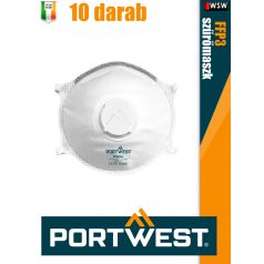   Portwest FFP3 DOLOMITE LIGHT prémium légzésvédő maszk 10 db/doboz - egyéni védőeszköz