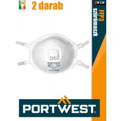   Portwest FFP3 DOLOMITE prémium légzésvédő maszk 2 db/doboz - egyéni védőeszköz