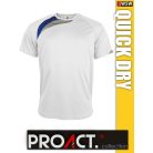 Proact Short Sleeve lélegző férfi női sport póló