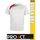 Proact Short Sleeve lélegző férfi női sport póló