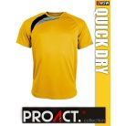 Proact Short Sleeve lélegző férfi női sport póló