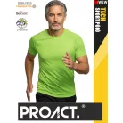 Proact TECH LIME lélegző férfi környakas technikai sportpóló - ruha