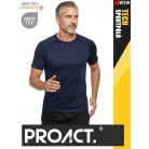 Proact TECH SPORTNAVY lélegző férfi környakas technikai sportpóló - ruha