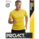 Proact TECH TRUEYELLOW lélegző férfi környakas technikai sportpóló - ruha