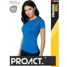 Proact TECH AQUABLUE lélegző női környakas technikai sportpóló - ruha