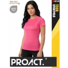 Proact TECH FLOURESCENTO lélegző női környakas technikai sportpóló - ruha